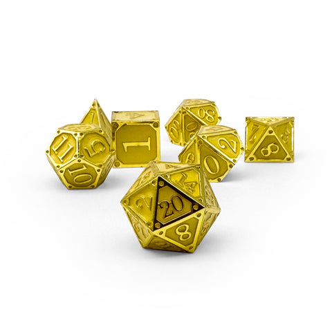Storybook Metal Dice (7) - Crystal of Light