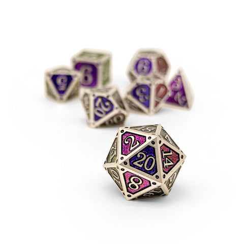 Storybook Metal Dice (7) - Heart of the Desolate City