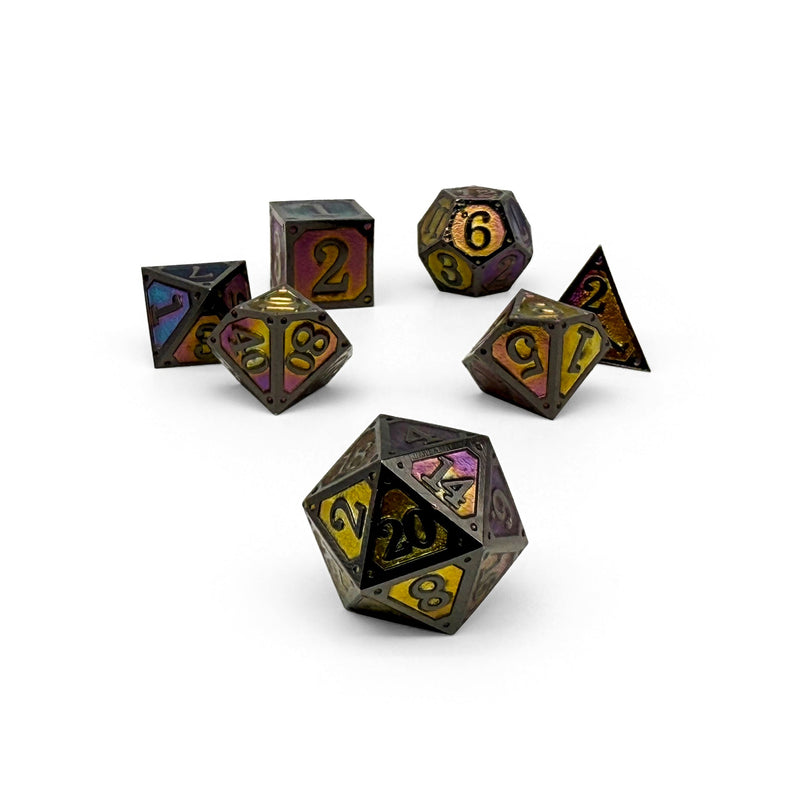 Storybook Metal Dice (7) - Unwritten Fates