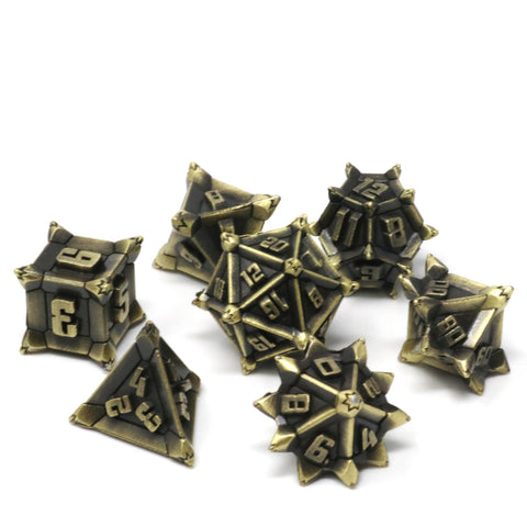 7 piece RPG Set - Thorncraft Gold