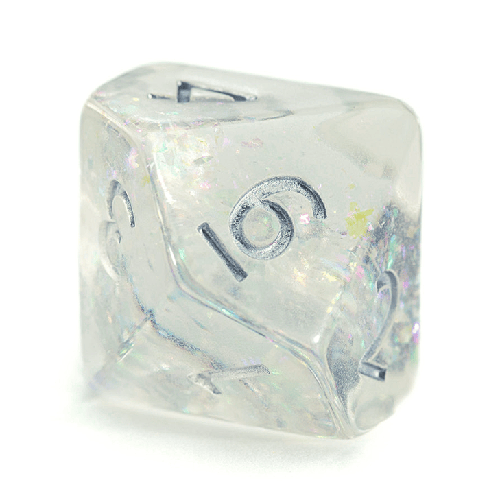 10d10 Dice Set: Holographic Dice - 'Unicorn'
