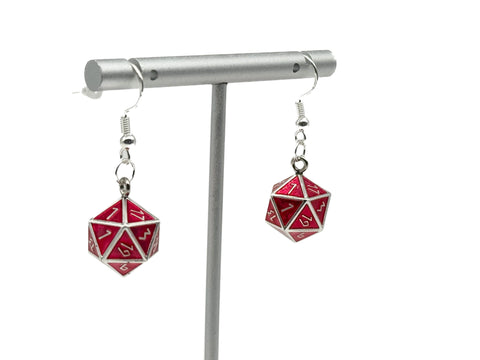 Norse Foundry: Dice Earrings - Vampire Blood