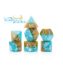 RPG 7 Dice Set: Halfsies Dice - 'Venetian Dice'