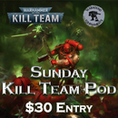10/24 - 10/25 Warhound GT & Sunday Kill Team Pod Ticket