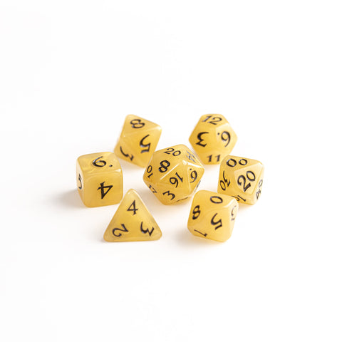 RPG Dice Set (7) - Whipped Honey