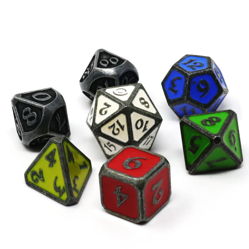 7pc RPG Set - Iron Legacy - Lost Odyssey x Die Hard Dice