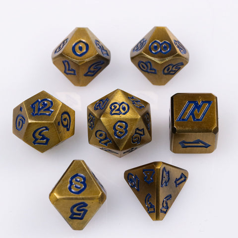 7 piece RPG Set - Lumina Golden Gridiron