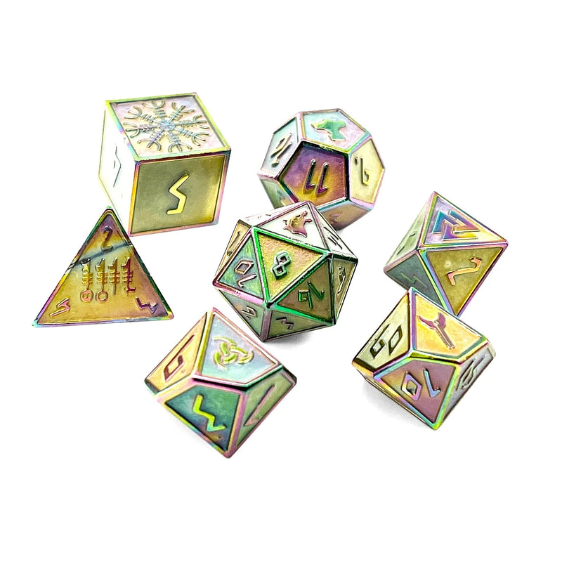 Norse Foundry: Vampire Blood - Norse Themed Metal Dice Set