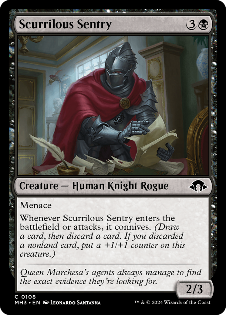 Scurrilous Sentry [Modern Horizons 3]
