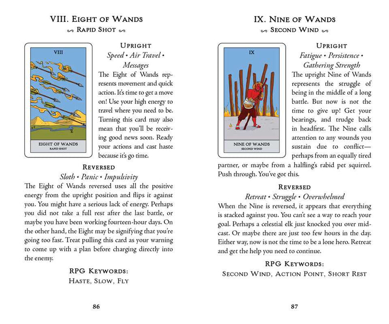 Ultimate RPG Tarot Deck by Jon Taylor: Flashcards; 78 pages / English