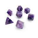 Norse Foundry: Amethyst - 7 Piece RPG Set Gemstone Dice