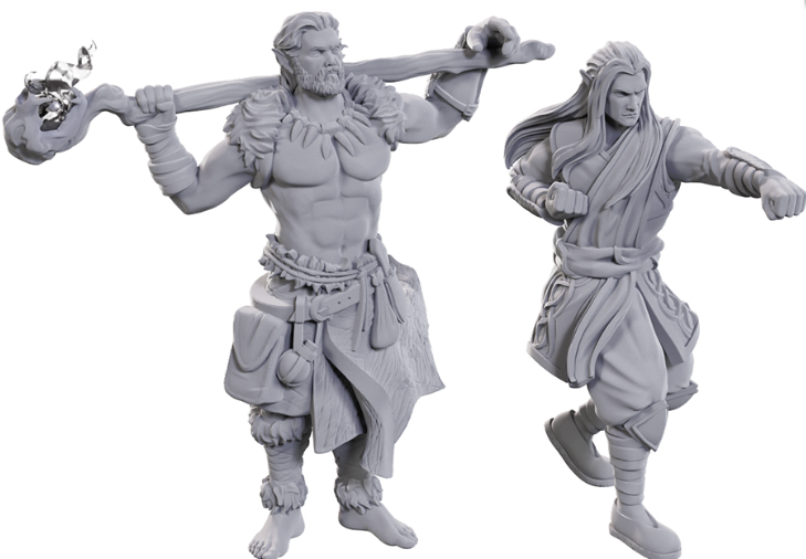 D&D Unpainted Minis: W24 Archdruid & Martial Arts Adept