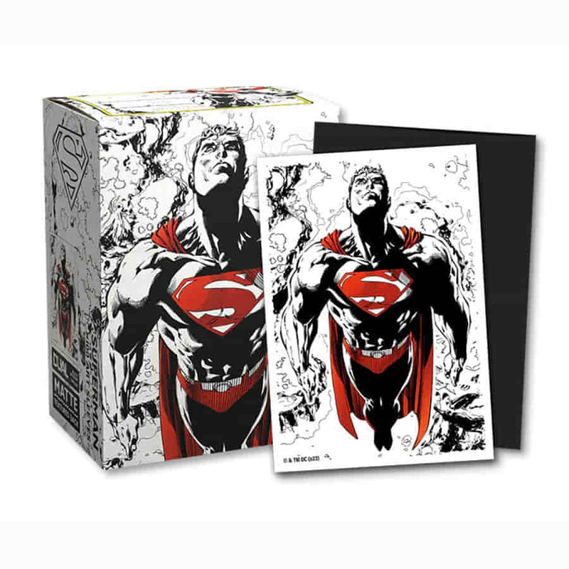 Dragon Shield Sleeves Dual Matte: Superman Red/White Art (100)