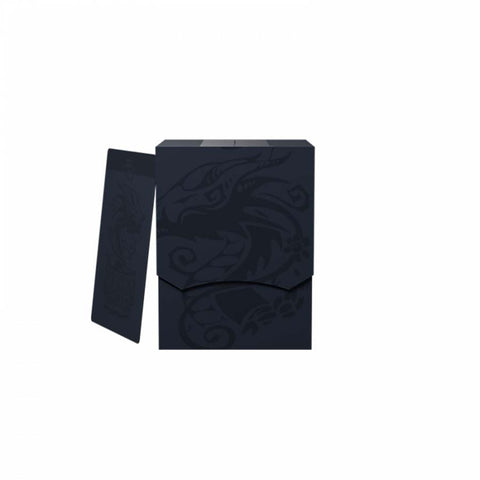 DRAGON SHIELD: DECK SHELL REVISED: MIDNIGHT BLUE-BLACK