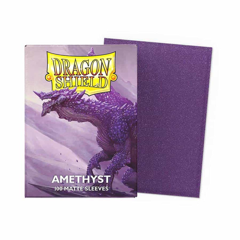 Dragon Shield Dual Sleeves Matte: Amethyst (100)
