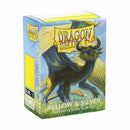 Dragon Shield Dual Matte: Yellow & Silver (100)