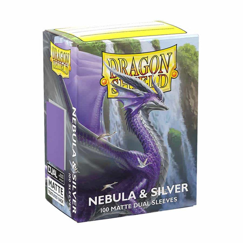 Dragon Shield Dual Matte: Nebula & Silver (100)
