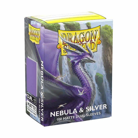 Dragon Shield Dual Matte: Nebula & Silver (100)
