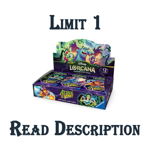 *Preorder* *LIMIT 1* Attack of the Vine! Booster Box (available 07/17)