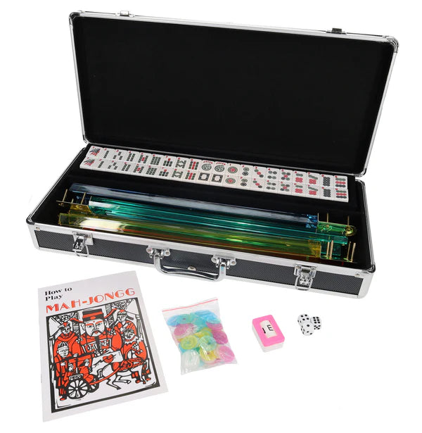 Black Aluminum Mahjong - American Style