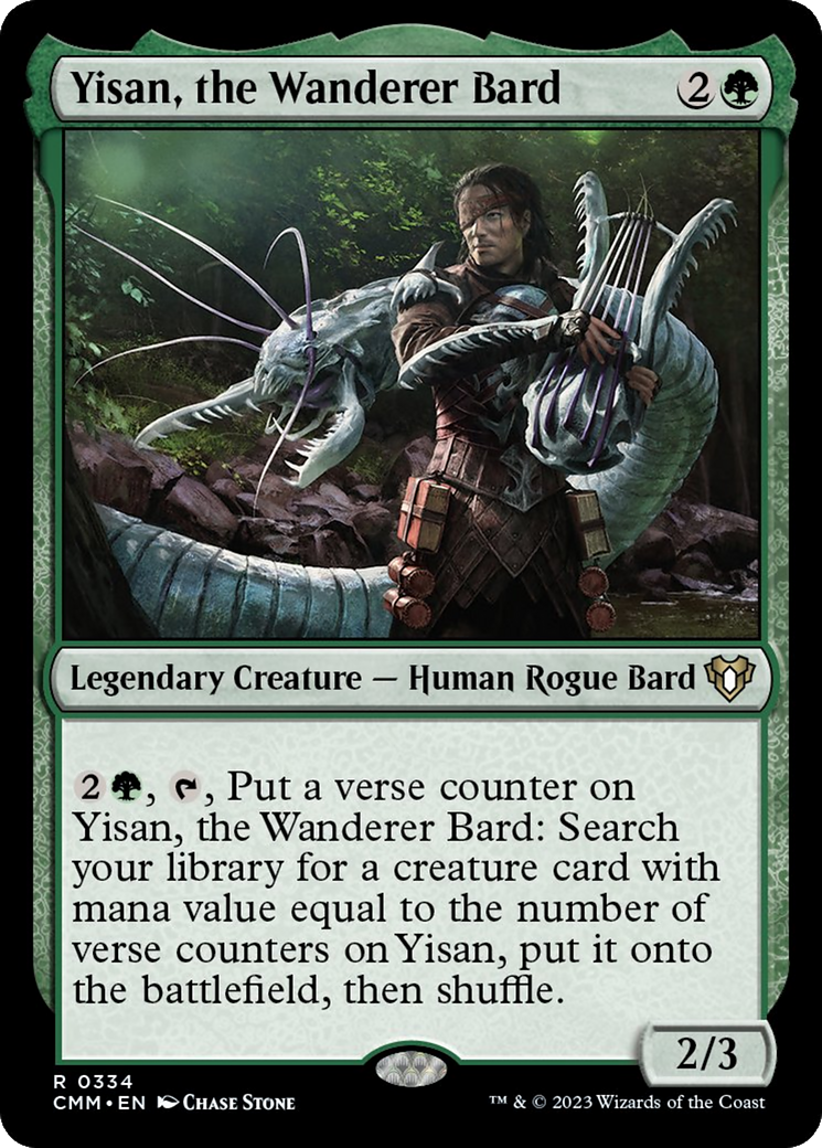 Yisan, the Wanderer Bard [Commander Masters]