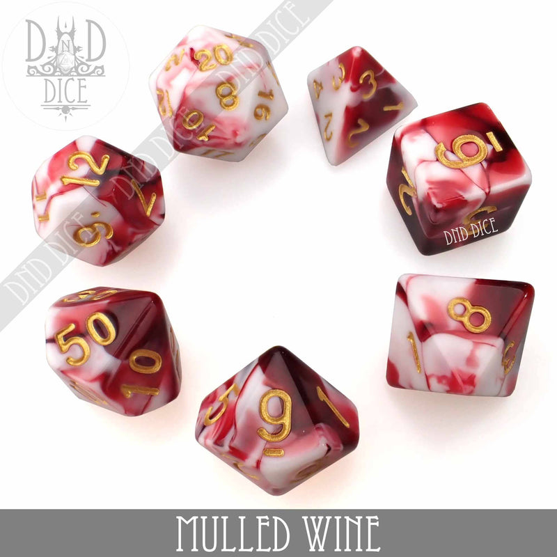 Mulled Wine 7 or 11: 7 Dice Set