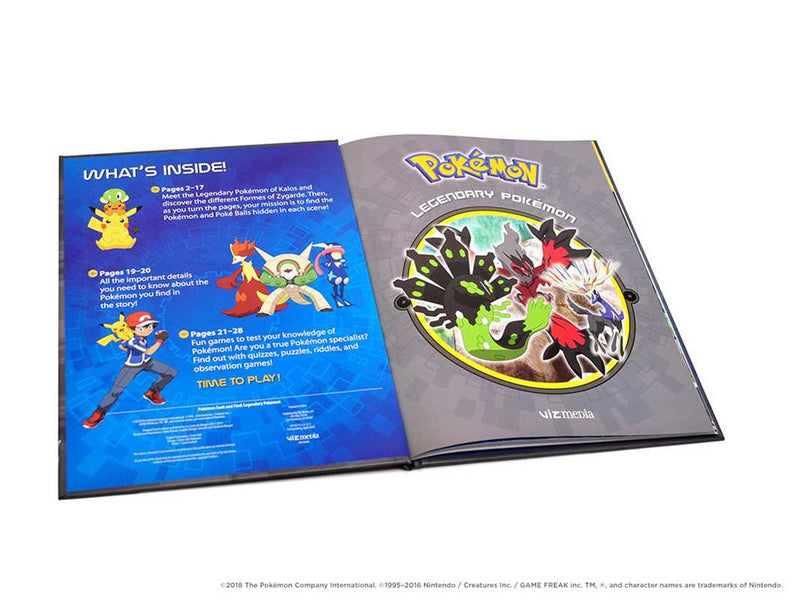 Pokémon Seek and Find: Legendary Pokémon by Viz_Unknown: Hardcover; 32 pages / English