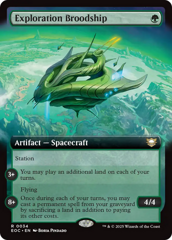 Exploration Broodship (Extended Art) [Edge of Eternities Commander]