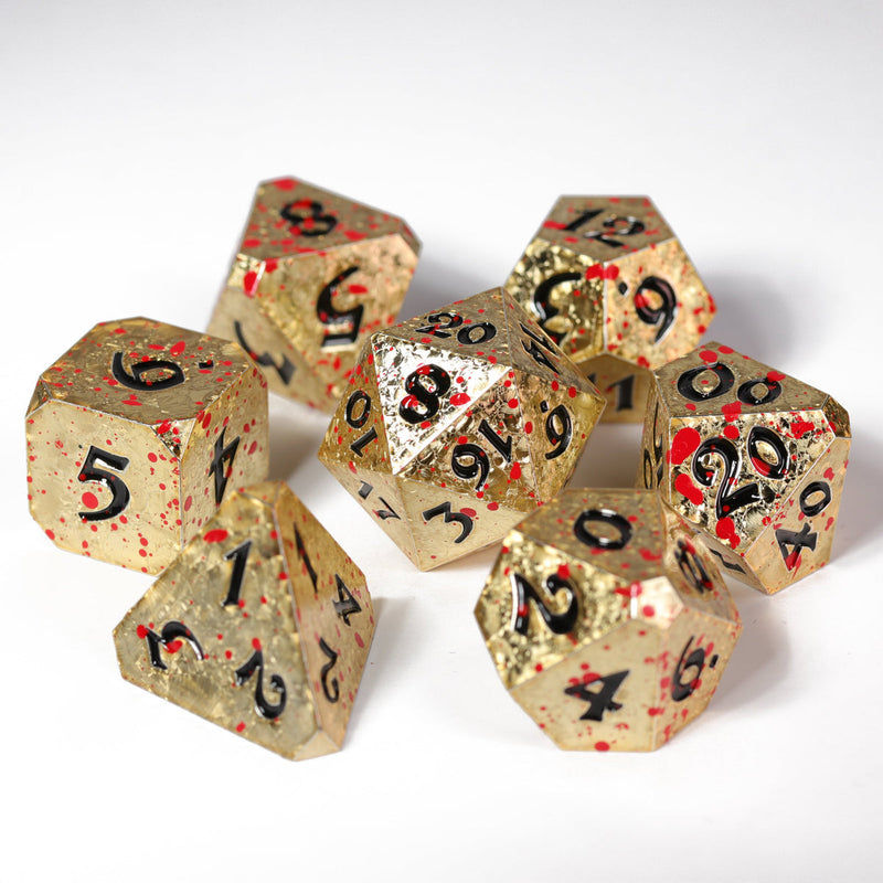 7 Piece RPG Set - Bloody Sunshard