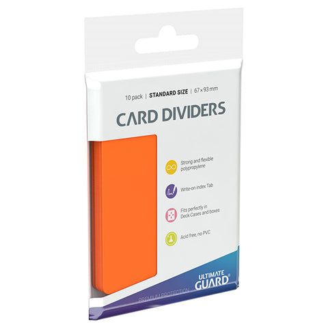 Card Dividers - Orange