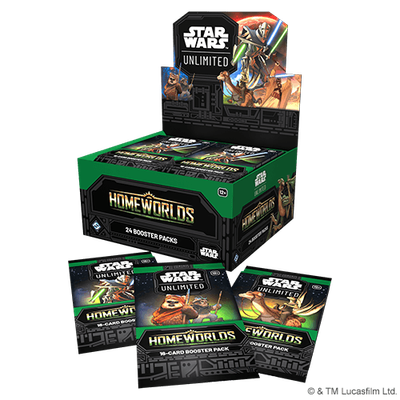 AVAILABLE 10/02 - Homeworlds - Booster Display and Carbonite Pack! - Preorder