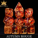 Autumn Rouge - 11 Dice Set