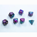 Mini RPG Dice Set (7) - Gemini Purple-Teal/Gold