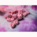 12mm D6 Dice Block (36) - Pastel Pink/Black