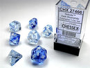 RPG Dice Set (7) - Nebula Dark Blue/White