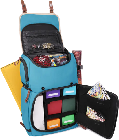 Enhance Gaming Trading Card Storage Backpack (Blue)