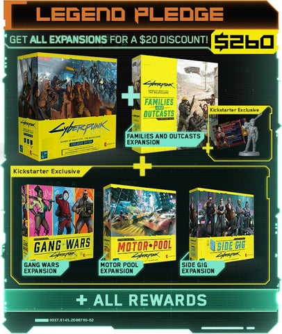 Cyberpunk 2077: Gangs of Night City Legend Pledge