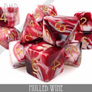 Mulled Wine 7 or 11: 7 Dice Set