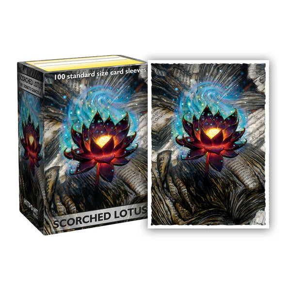 Hitpoint Press + Dragon Shield | Sleeves Art Matte - Scorched Lotus