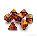 Metal RPG Dice Set (7) - Drakona Embers Nali