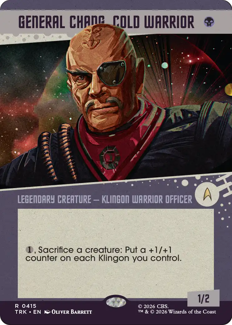 General Chang, Cold Warrior (0415) (Showcase) [Star Trek]