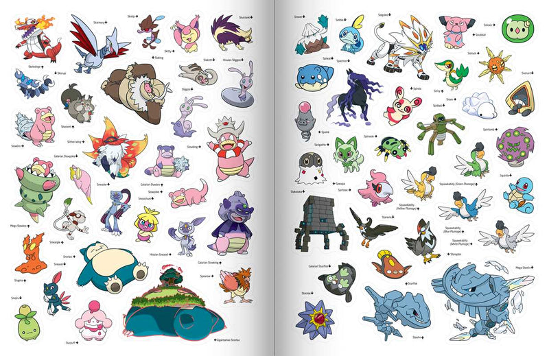 Pokémon Epic Sticker Collection 3rd Edition: From Kanto to Paldea by Pikachu Press: Paperback; 252 pages / English