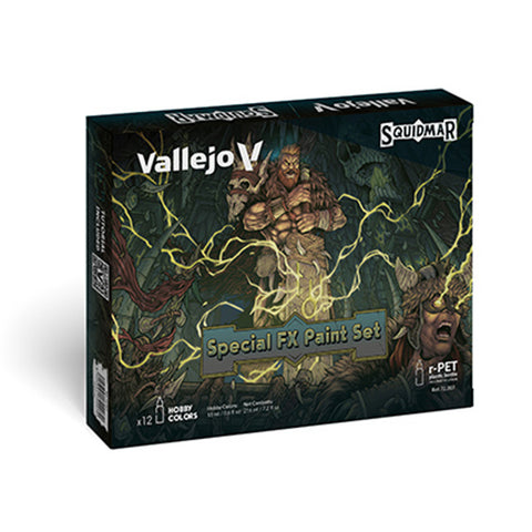 Game Color Set: Squidmar Miniatures- Fantasy Paint Set (12 Colors), 18 ml