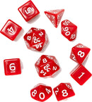 Sirius Dice D & D New Adventurer Dice Set - Red
