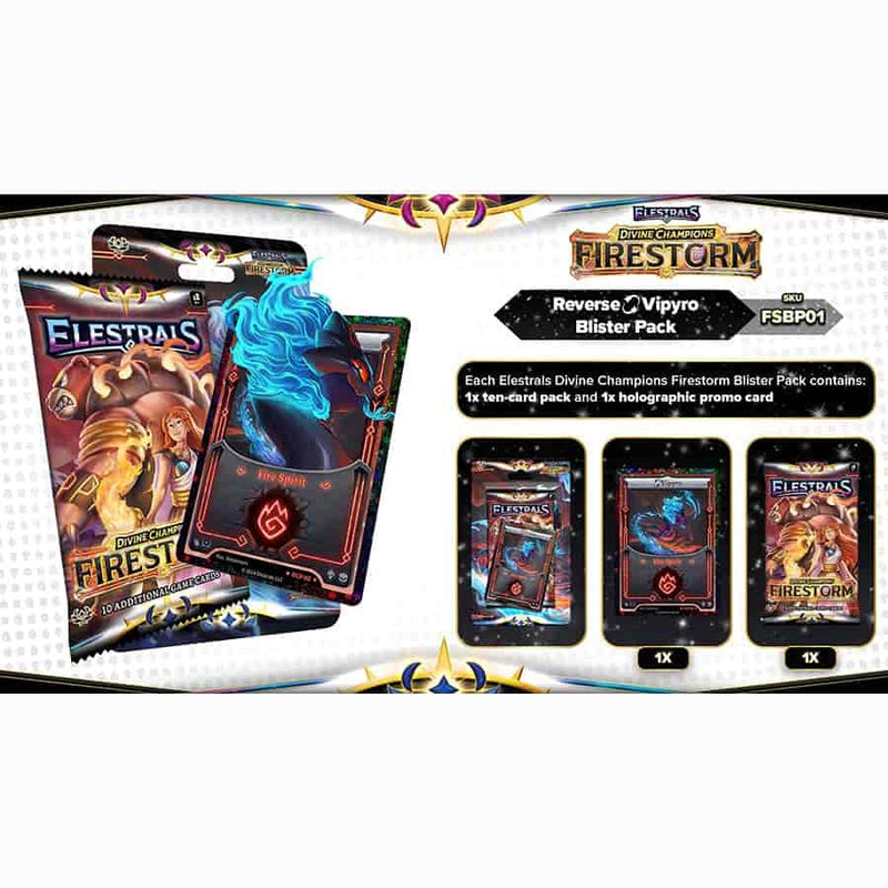 Elestrals Firestorm Reverse Stellar Vipyro Blister Pack