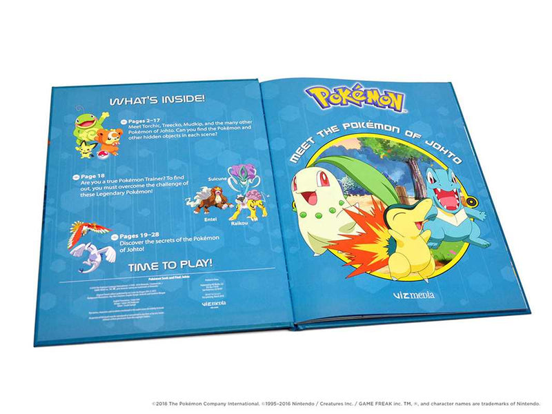 Pokémon Seek and Find: Johto by Viz_Unknown: Hardcover; 32 pages / English