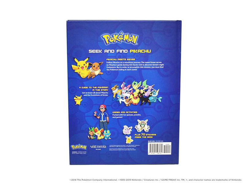 Pokémon Seek and Find: Pikachu by Viz_Unknown: Hardcover; 32 pages / English