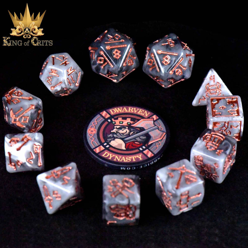 Dwarven Dynasty - 11 Dice Set
