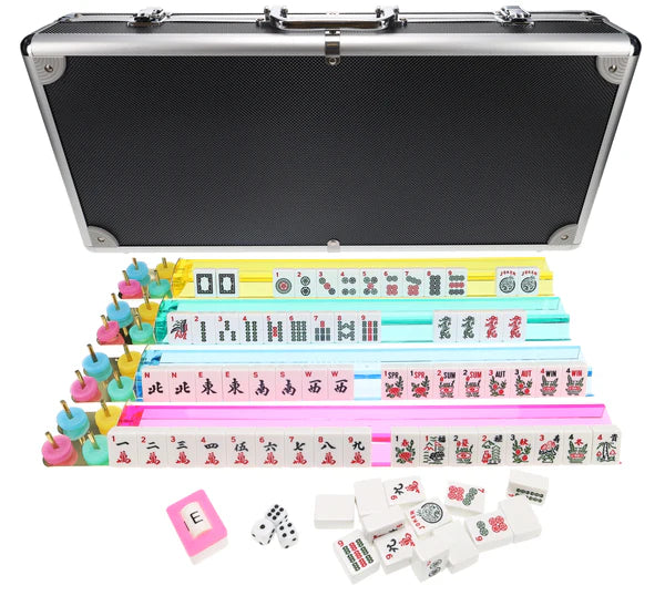 Black Aluminum Mahjong - American Style