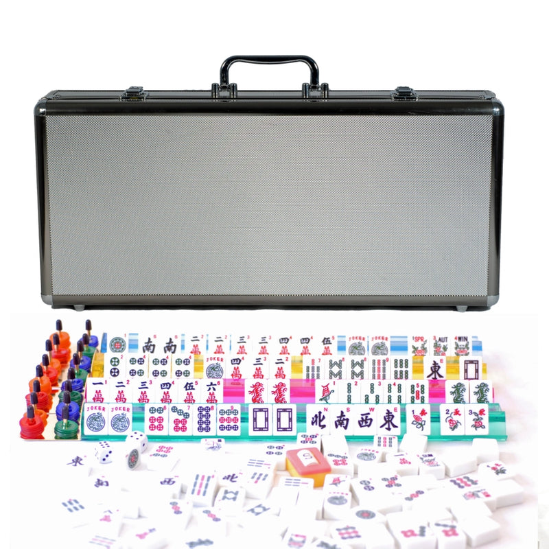 Deluxe American Mahjong in a Silver Aluminum Case